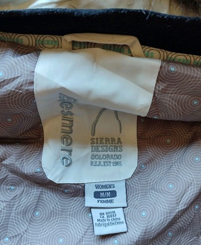 Sierra Designs Ellesmere Hiking Outdoor Coat 40" Chest M White Hood Waterproof - Picture 3 of 17
