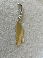 Its a Mouse” Shaped Serrated Cheese Knife by Ganz  Food Safe Zinc