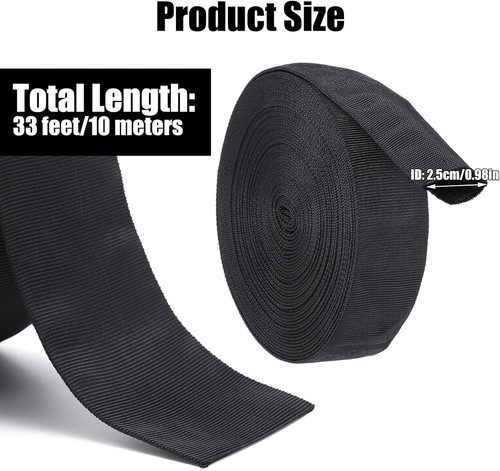 33 Ft Nylon Hydraulic Hose Protector Sleeve Protective Cover Hose 1.5 In. ID - Picture 2 of 8