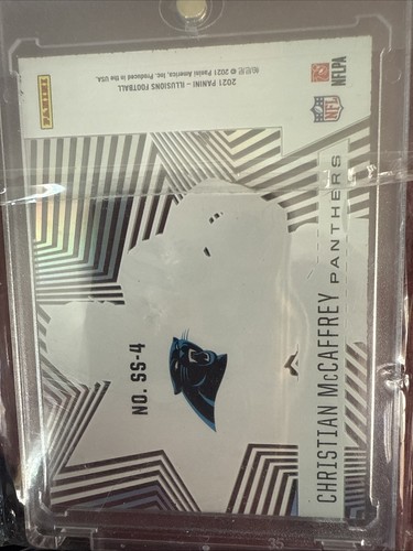 2021 Panini Illusions - Shining Stars Christian McCaffrey #SS-4 - Picture 4 of 4