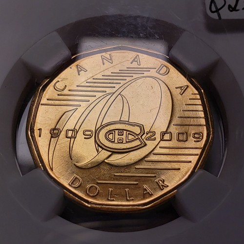 2009 $1 Canada Montreal Canadiens 100th - Commemorative - NGC MS 66 - SKU-Q2384 - Picture 5 of 6