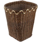  Korb Geflochten Kunststoff Abfalleimer Gewebter Abfallpapierkorb