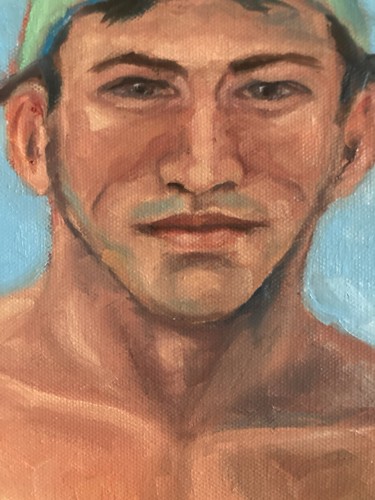 Gay Art “Beach Toy” Nude Male Original Oil Painting On Canvas By Daniel W Green - Picture 8 of 10