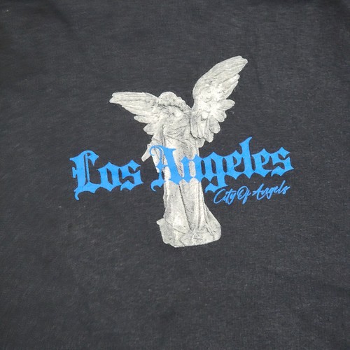 PacSun Los Angeles Tshirt Herren XL Schwarz Grafik City of Angels Neu mit Etikett - Bild 6 von 9