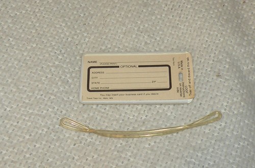 REPUBLIC EXPRESS AIRLINES SMART CONNECTIONS LUGGAGE ID TAG BAGGAGE UNUSED - Picture 2 of 2