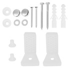 1 Set L Shaped Toilet Foot Fixings Screws Toilet Screws Fixture Toilet Foot