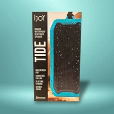 iJoy TIDE Rugged Waterproof Bluetooth Speaker in Teal NEW