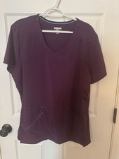 Scrubstar Women's Scrub Top Premium Performance. XL. Sweet Sangria. EUC.