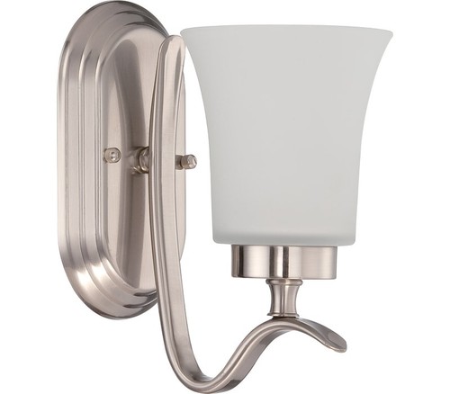 Craftmade 38301-SN Northlake Wall Sconce, 1-Light 100 Watts, Satin Nickel - Picture 1 of 1