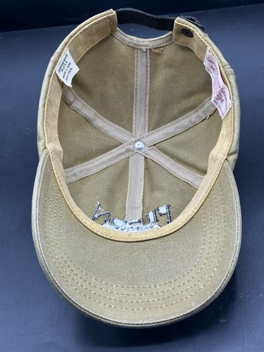 VIntage Filson Tin Cloth Baseball Hat. Low Profile. Made In USA Size L-XXL.   J - Picture 8 of 8