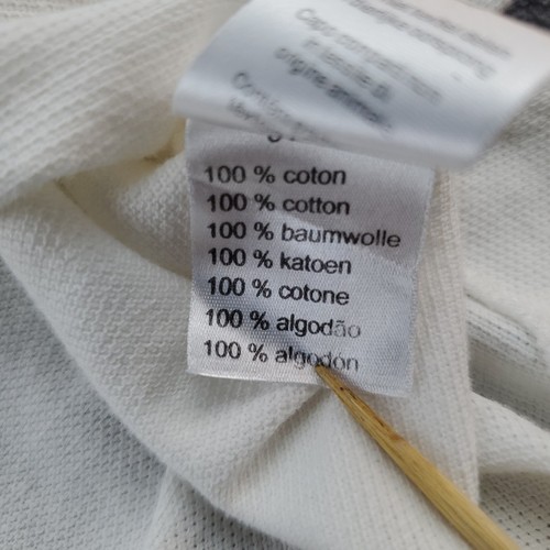Lacoste Poloshirt Herren Weiß Kurzarm Größe 5 - Bild 14 von 21
