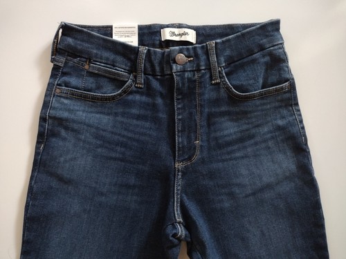 Wrangler Jeans Bespoke Boot Damen 28x32 Western Flared Blue Denim Darkwash Neu mit Etikett - Bild 3 von 14