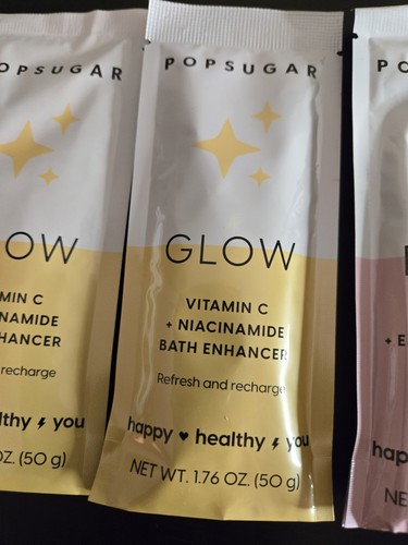 Popsugar Relief Peppermint & Glow Vitamin C Bath Enhancer 1.76 Oz Ea 2 Of Each - Picture 3 of 6