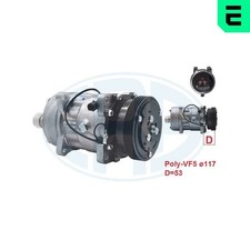 ERA Kompressor Klimaanlage 670029 für FIAT DUCATO Bus 4x4 Combinato TDI Panorama