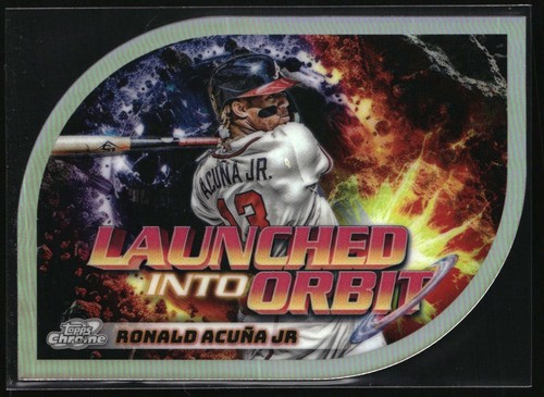 2024 Topps Chrome Cosmic Launched into Orbit Ronald Acuna Jr #LIO-13