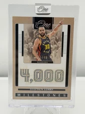2024 Panini One And One Stephen Curry Milestones /40 SSP Case Hit Non Auto