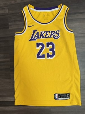 NIKE Los Angeles Lakers#23レブロン．ジェームズ Nike Los Angeles LA Lakers LeBron James #23 NBA Swingman Jersey