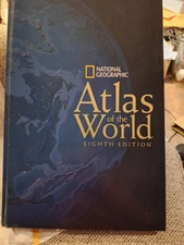 National Geographic Atlas Of The World Eighth Edition Hardcover Book
