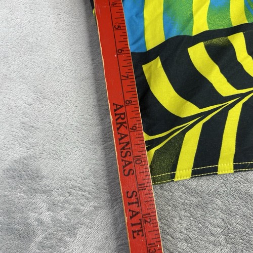 Y2k Fox Racing Board Shorts Swim Trunks Mens 36 Cargo Blue Yellow - Picture 13 of 14