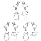 Set of 3 Plätzchenform Keks Formen Keksschneider Edelstahl -Keksschneider