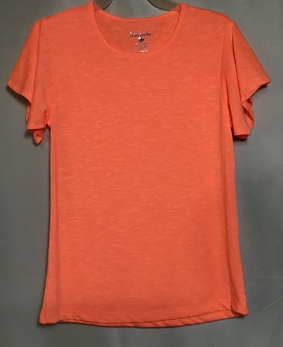 Kensie Mädchen Shirt Kurzarm 14-16 orange Rundhals einfarbiges Design - Bild 13 von 13