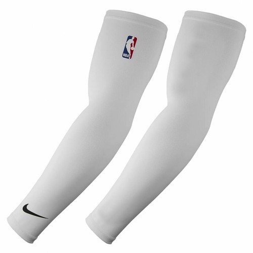Nike NBA Elite Shooter Sleeves (2) Mens Size 3XL White