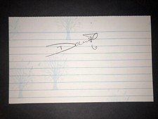 2016 WHITE SOX: Tyler Danish, SIGNED 3x5 Card