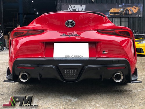 For 2019+ Toyota Supra A90 MK5 JPM MX Carbon Fiber Rear Bumper Splitter Lip CF - Picture 8 of 8
