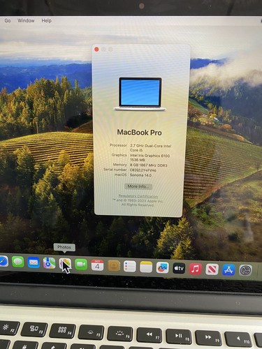 Apple MacBook Pro 13” Intel Core i5 2.7GHz - macOS 15.5 Sequoia - Afbeelding 4 van 7