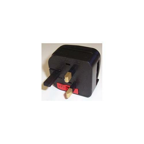 Potencia Conexiones - SCP.BLACK.3A - Schuko A Enchufe GB Enchufe Negro / 3A - Imagen 1 de 2