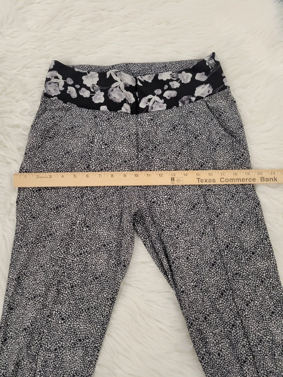 lululemon departure plush petal floral athleisure pants