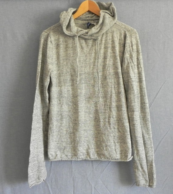 H & M Divided Hoodie Pull Over Heather Gray 100% Cotton Size M | eBay