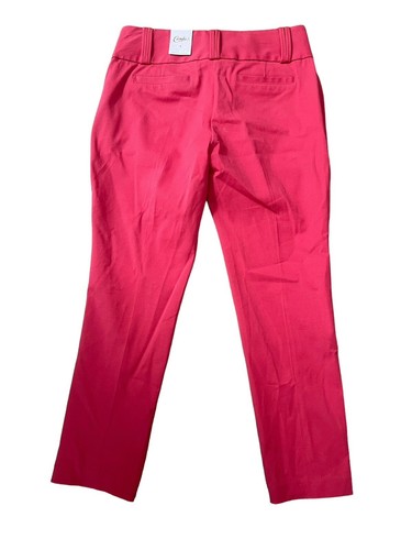 NEW Candie's Dress Pants Marilyn Fit Women's Size 9 Ankle Cut Mid Rise Dark Pink - Picture 4 of 8