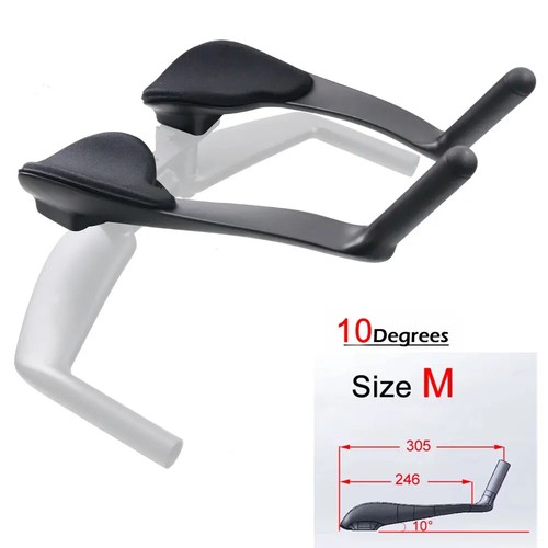 Carbon Fiber Time Trial Triathlon Bike Handlebar Adjustable Rest Road TT Bar - Picture 29 of 33