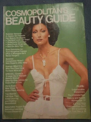 Summer 1977  Cosmo Beauty Guide with Sandy Spencer cover