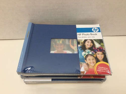 HP Q8784A Expandable Photo Book 25 Pages 5.5"x7.5" Indigo/Sky Cloth Cover 5/Box  - Picture 6 of 6