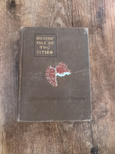 Antique Charles Dickens A TALE of TWO CITIES 1920 MacMillan Company  - Bild 1 von 7