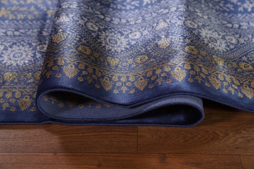 Seidenblau Top Ouality Hereke Bereich Teppich 6'x10' Türkischer Wohnzimmer Teppich Bereich Teppich - Bild 11 von 12