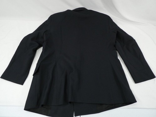 FLYING CROSS COMMAND MEN DOUBLE BREASTED DRESS COAT SIZE 48 LNG 34892 no buttons - Picture 2 of 3
