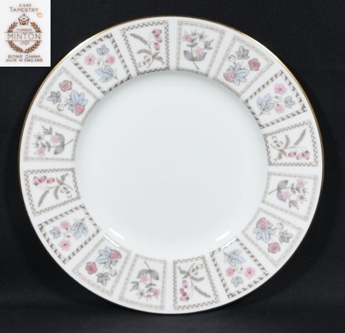 Minton Tapestry Salad Plate Gold Trim 7 3/4" - Picture 1 of 4