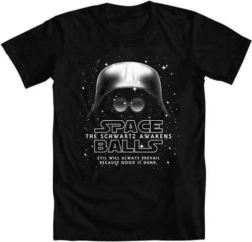 The Schwartz Awakens Evil Will Prevail Good Is Dumb Space Balls Youth T-shirt - Bild 1 von 1