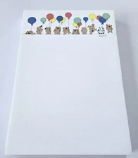 Vintage Stationery Letter Pad Boynton Bears And Balloons 