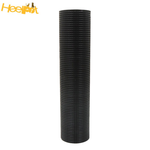 Malla de pollo conejo 36"" × 50' 1/2 pulgada agujero negro PVC vinilo revestimiento herrajes tela - Imagen 3 de 12