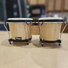 Stagg BW70N Traditional Tunable Wood Bongo Drums Natural