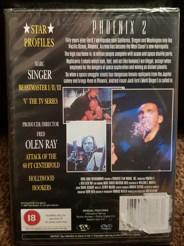 PHOENIX 2 DVD Science-Fiction/Fantasy (1995) New/Sealed **Free UK Post** - Imagen 2 de 2
