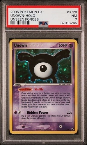 Unown graded PSA 7 for sale on eBay
