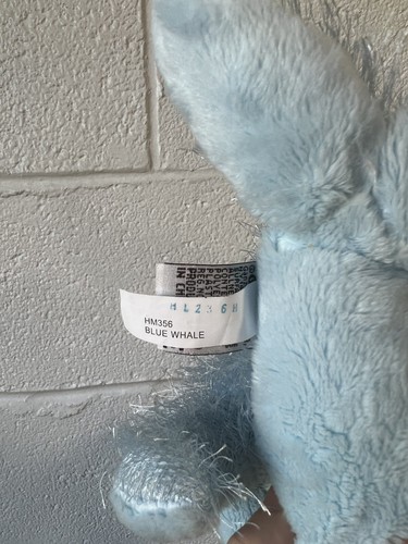 Ganz Webkinz Blue Whale Plush 10" Stuffed Animal Toy HM356 NO CODE Sea Life - Picture 7 of 10