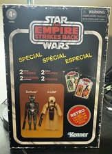 NEW Star Wars Empire Strikes Back Zuckuss and 4-LOM Retro Collection 2-Pack 2023