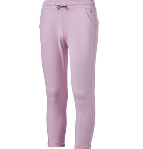 Women’s MED 10 Girls Youth Jogger Large Sz 12 Pink Stretch Knit Jogger NWT - NEW - Picture 1 of 15