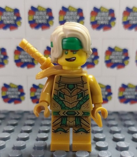 LEGO NINJAGO Figur goldener  Llody inkl. Schwert Crystalized Spinjutzu NEU TOP - Picture 2 of 3